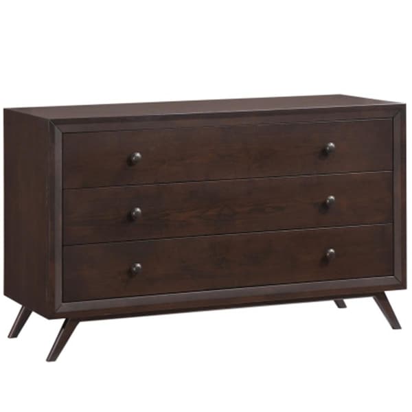 Modway Furniture Tracy Wood Dresser, Cappuccino - 18 X 47.5 X 28.5 In. - MOD-5241-CAP