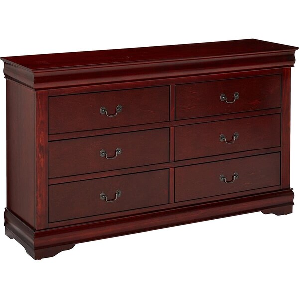 Gfancy Fixtures 57 x 15 x 33 in. Cherry Wood Dresser - GF3094484