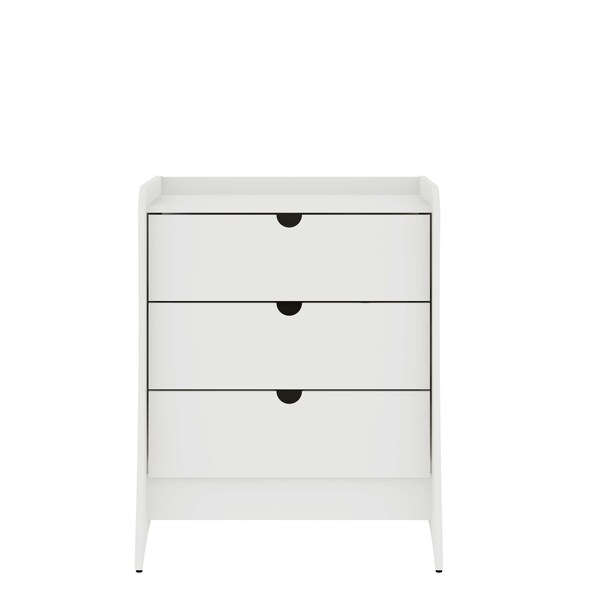 Manhattan Comfort Coney Dresser in White - 182GMC1