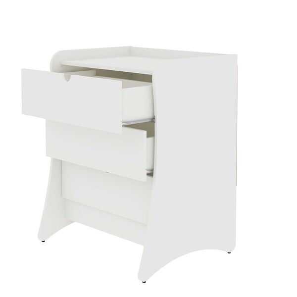 Manhattan Comfort Coney Dresser in White - 182GMC1
