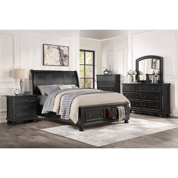 Homelegance Laurelin Bedroom Dresser, Black - 1714BK-5
