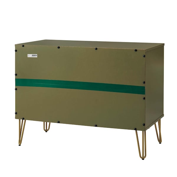 Manhattan Comfort DUMBO Dresser in Olive Green - DR001-OG