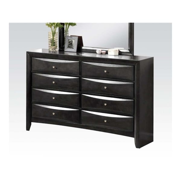 Acme Furniture Industry Ireland 8 Drawer Dresser In Black - 4165