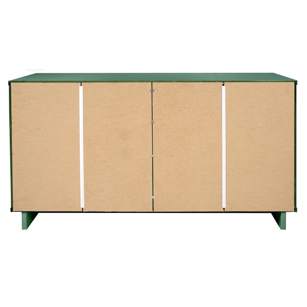 Manhattan Comfort Granville 55.07 Double Wide Dresser in Sage Green - DR-5033