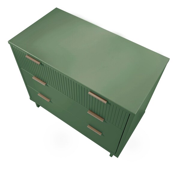 Manhattan Comfort Granville 38.18 Standard Dresser in Sage Green - DR-5013