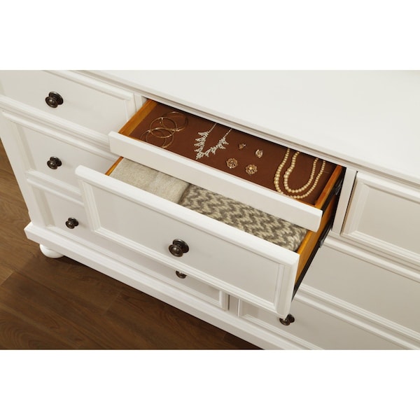 Homelegance Laurelin Bedroom Dresser, White - 1714W-5
