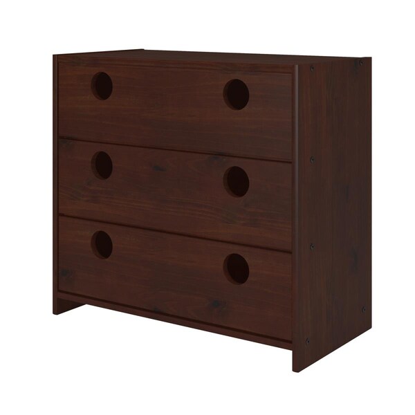 Facelift First PD-780B-TCP 3 Drawer Chest In Dark Cappuccino - FA921946
