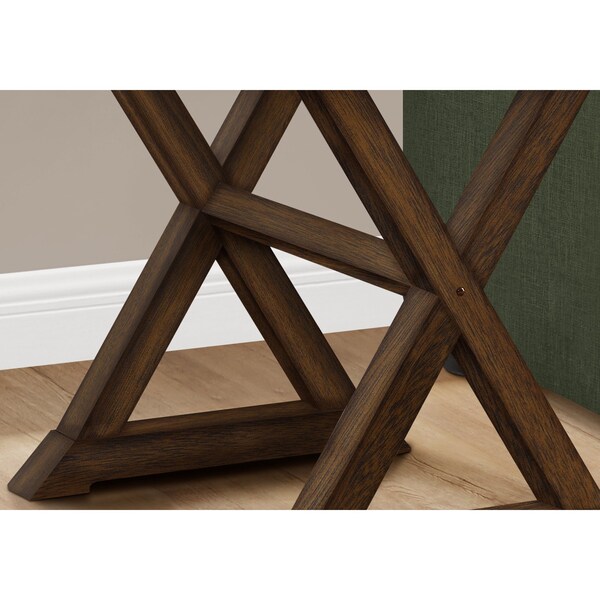 Monarch Specialties Accent Table, End, Side Table, Square, Nightstand, Bedroom, Lamp, Brown Veneer, Transitional - I 3988