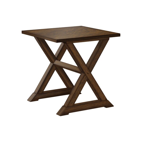 Monarch Specialties Accent Table, End, Side Table, Square, Nightstand, Bedroom, Lamp, Brown Veneer, Transitional - I 3988