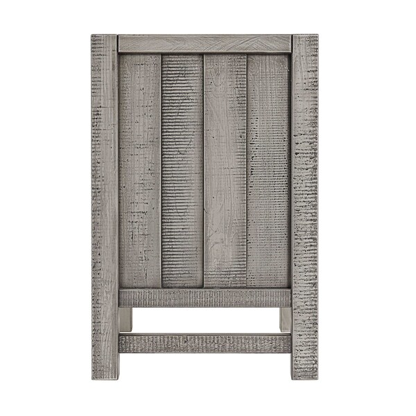 Alaterre Furniture Windsor 2-Drawer Wood Nightstand, Driftwood Gray - ANWI0132