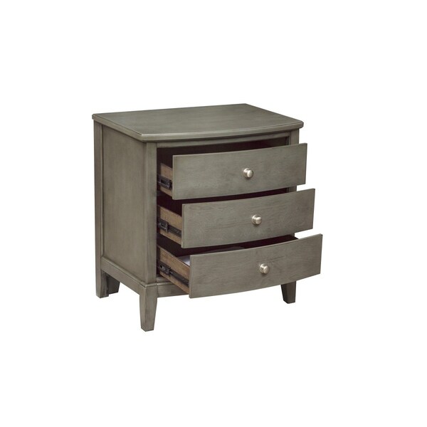 Homelegance Cotterill Night Stand, Grey - 1730GY-4