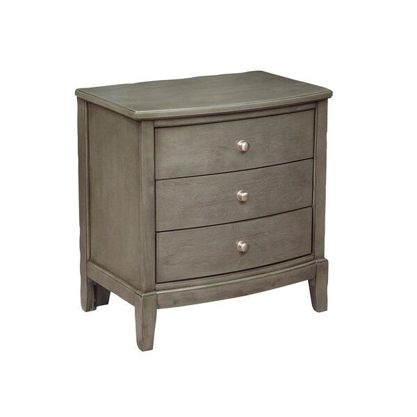 Homelegance Cotterill Night Stand, Grey - 1730GY-4