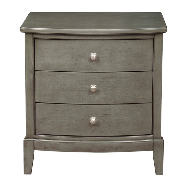 Homelegance Cotterill Night Stand, Grey - 1730GY-4