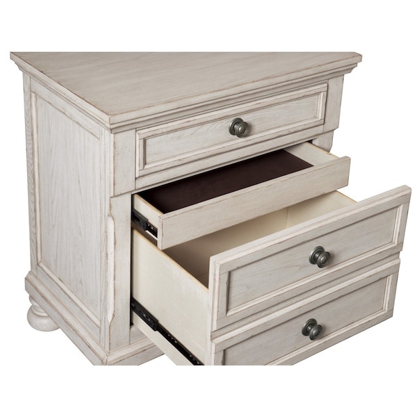 Homelegance Bethel Night Stand, White - 2259W-4