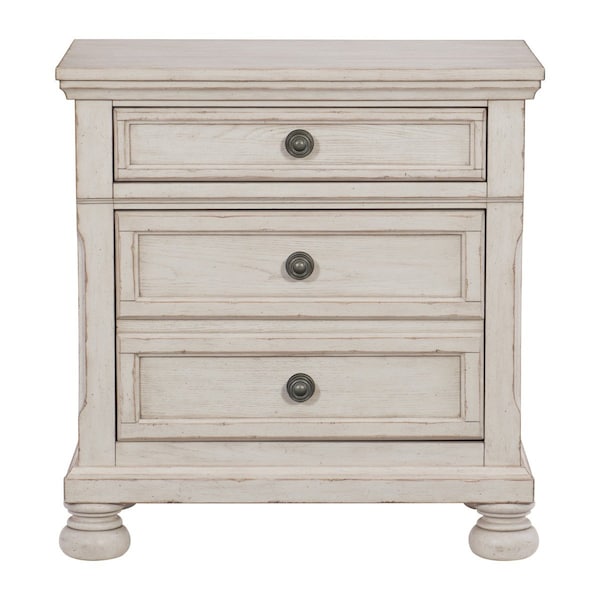 Homelegance Bethel Night Stand, White - 2259W-4