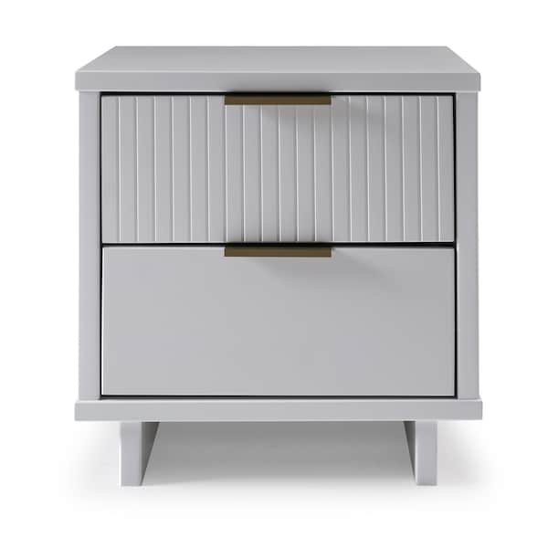 Manhattan Comfort Granville Nightstand 2.0 in White - NS-5011