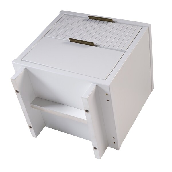 Manhattan Comfort Granville Nightstand 2.0 in White - NS-5011