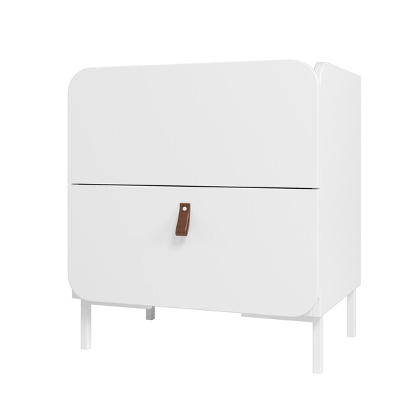 Manhattan Comfort Bogardus Nightstand in White - NS-319AMC86