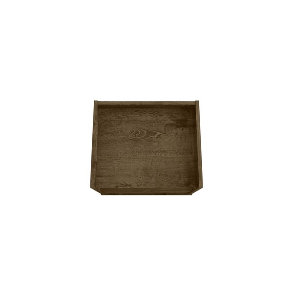 Manhattan Comfort Bogart Nightstand in Rustic Brown and Nature - 256BMC9