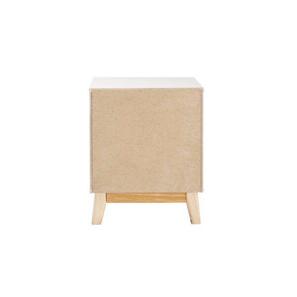 Alaterre Furniture MOD 19 1/2"W One Drawer Nightstand - AJMD0120WH