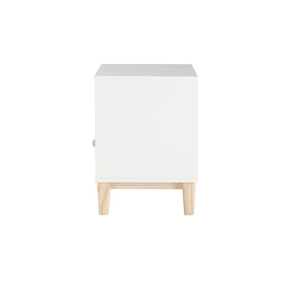Alaterre Furniture MOD 19 1/2"W One Drawer Nightstand - AJMD0120WH