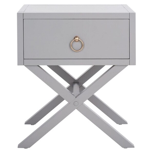 Safavieh Odilia 1 Drawer Nightstand, Grey - NST9200D