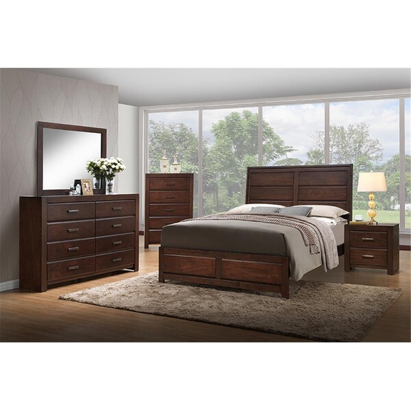 D2D Technologies 24 x 24 x 16 in. Wood Night Stand - Walnut - D23002137