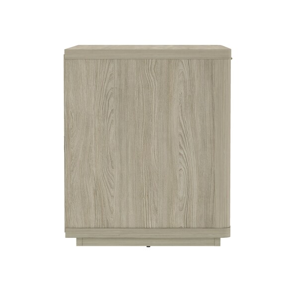 Manhattan Comfort Evelyn 32in Nightstand 2.0 in Natural - NS012-NA