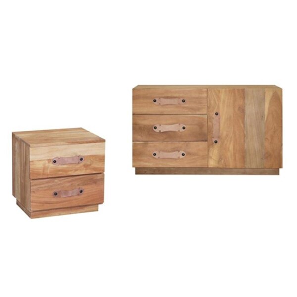Progressive Furniture Outbound Nightstand, Reclaimed Tuscan - A827-69