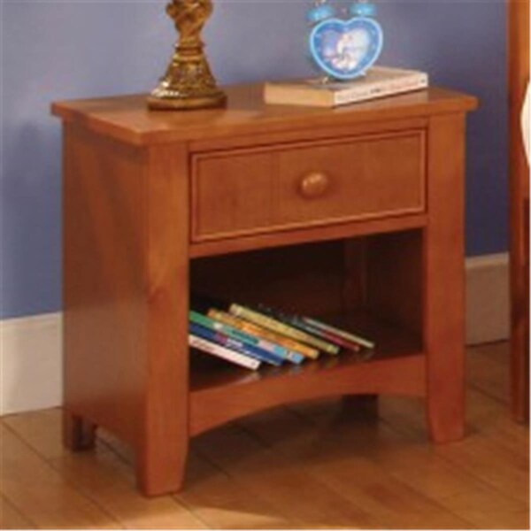 Furniture Of America Omnus Oak Contemporary Night Stand - IDF-7905OAK-N