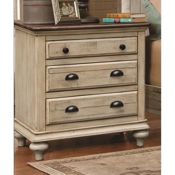 Sunset Trading Shades of Sand 3 Drawer Nightstand - CF-2336-0490