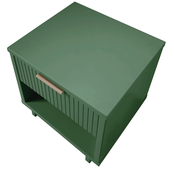 Manhattan Comfort Granville Nightstand 1.0 in Sage Green - NS-5003