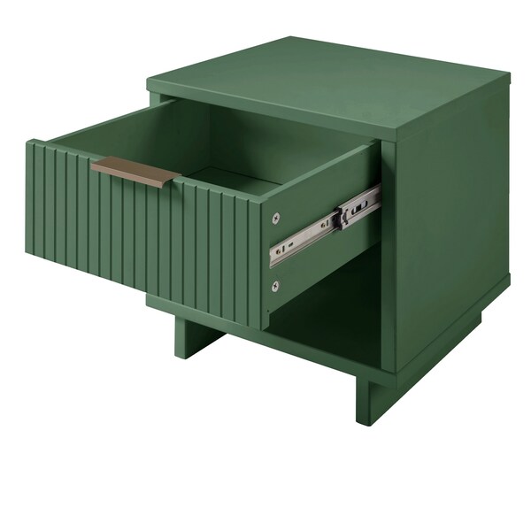 Manhattan Comfort Granville Nightstand 1.0 in Sage Green - NS-5003
