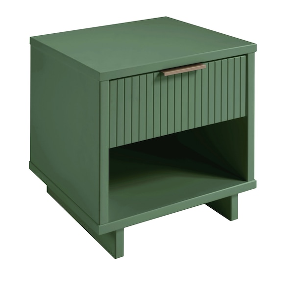 Manhattan Comfort Granville Nightstand 1.0 in Sage Green - NS-5003