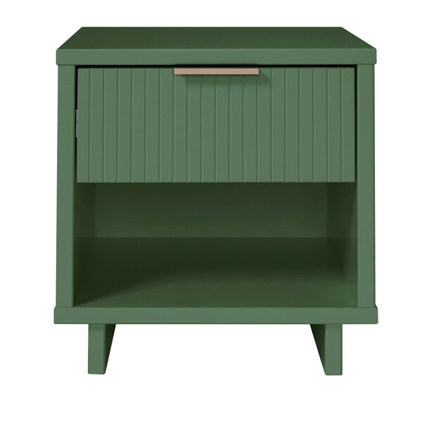 Manhattan Comfort Granville Nightstand 1.0 in Sage Green - NS-5003