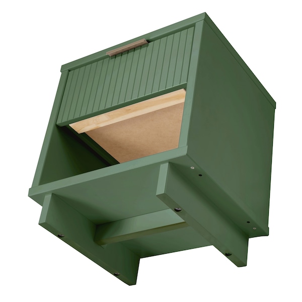 Manhattan Comfort Granville Nightstand 1.0 in Sage Green - NS-5003