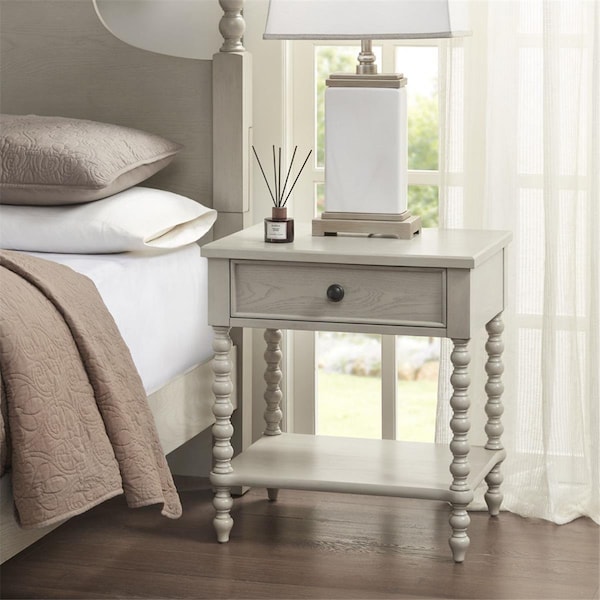 Madison Park Signature Beckett Nighstand, Natural - 24 x 18 x 26 in. - MPS136-0288