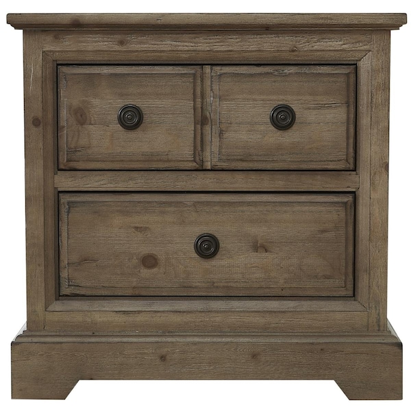 Progressive Furniture Wildfire Pine Nightstand in Caramel/Tan - B683-43