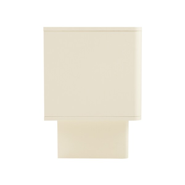 Manhattan Comfort Ella Nightstand in Cream - NS005-CR