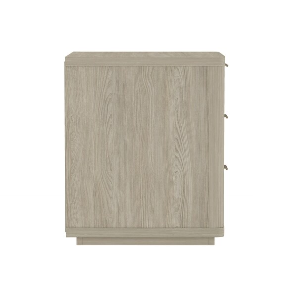 Manhattan Comfort Evelyn Nightstand in Natural - NS013-NA
