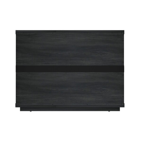 Manhattan Comfort Evelyn 32in Nightstand 2.0 in Charcoal Grey - NS012-CH