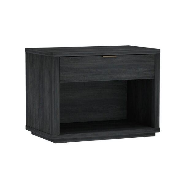 Manhattan Comfort Evelyn 32in Nightstand 2.0 in Charcoal Grey - NS012-CH
