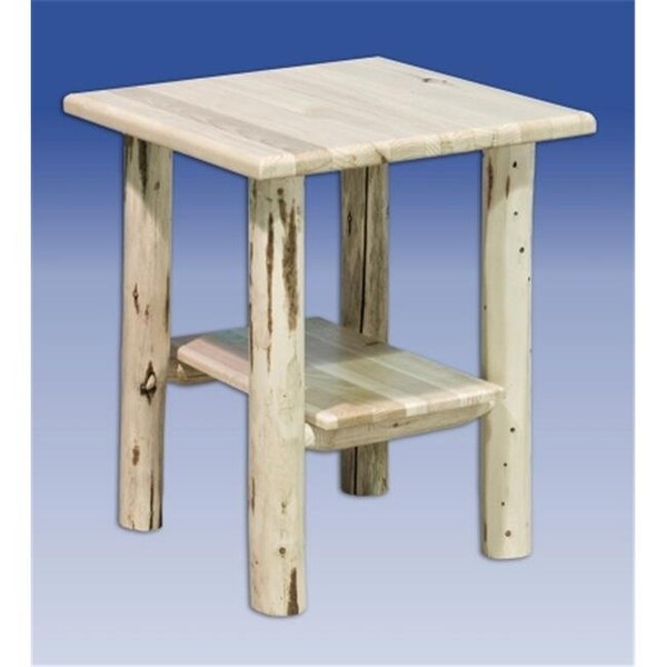 Montana Woodworks Montana Woodworks MWNS Nightstand with Shelf - Ready To Finish - MWNS