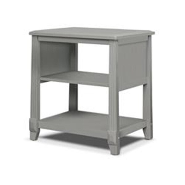 Sorelle Furniture Berkley Nightstand, Weathered Gray - 3380-WG