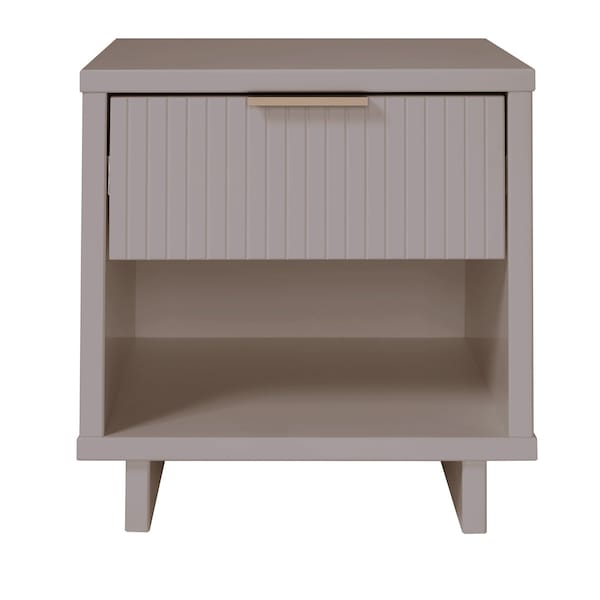 Manhattan Comfort Granville Nightstand 1.0 in Light Grey - NS-5006