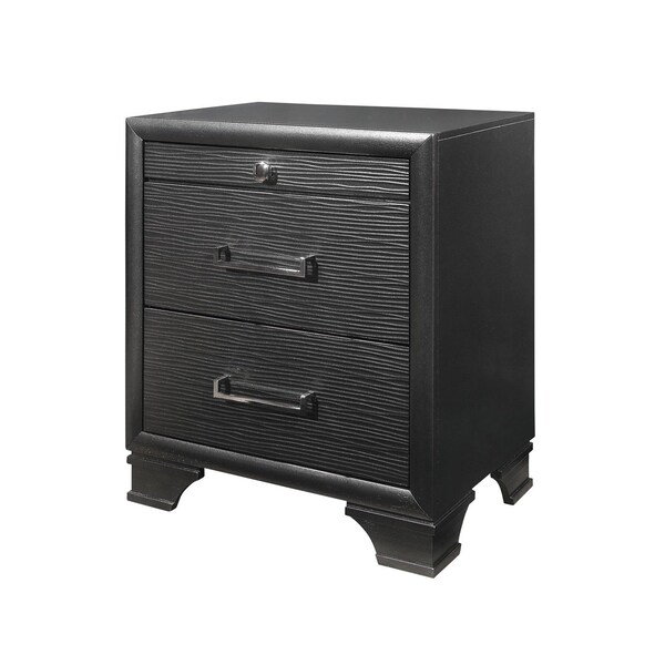 Global Furniture Usa Transitional Glam  Jordyn Grey Nightstand - 1181