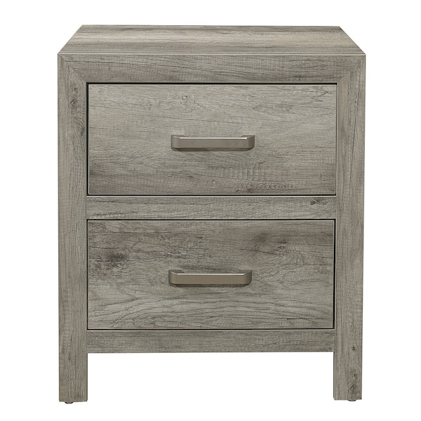 Homelegance Mandan Bedroom Night Stand, Grey - 1910GY-4
