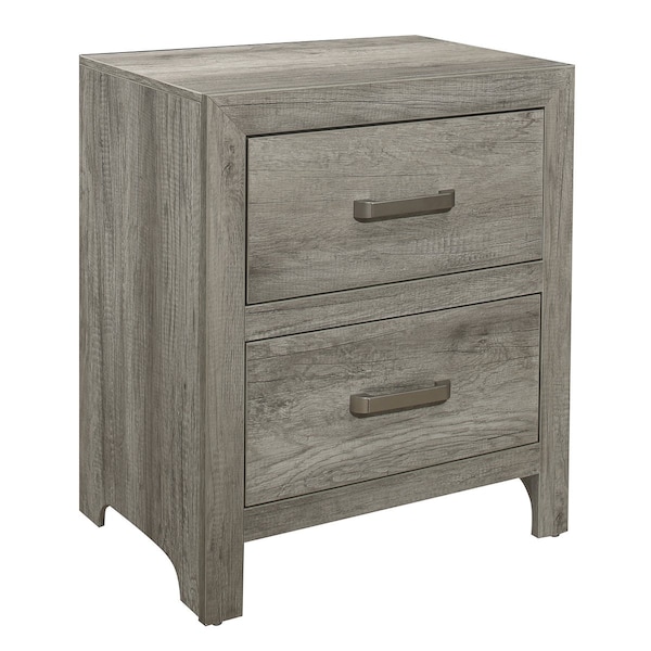 Homelegance Mandan Bedroom Night Stand, Grey - 1910GY-4