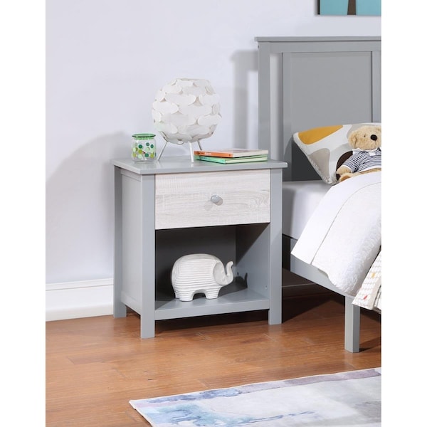 Kd Muebles De Comedor Connelly Nightstand, Gray & Rockport Gray - KD3001991