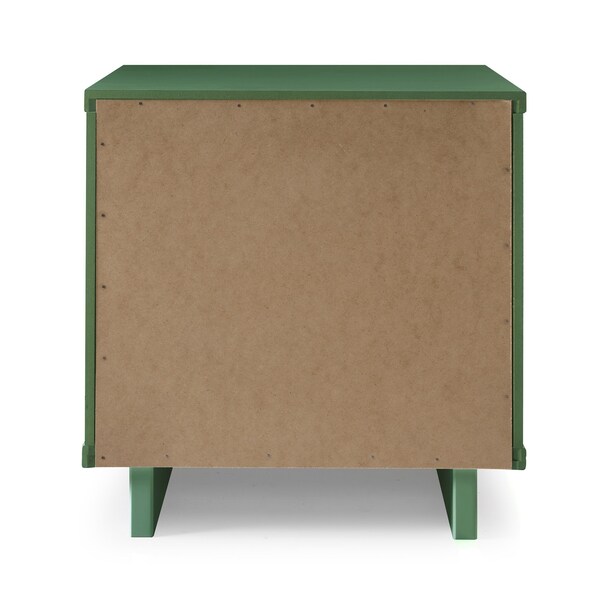 Manhattan Comfort Granville Nightstand 2.0 in Sage Green - NS-5013